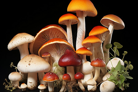 神奇的蘑菇世界背景图片
