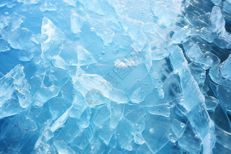 结冰的湖面背景图片