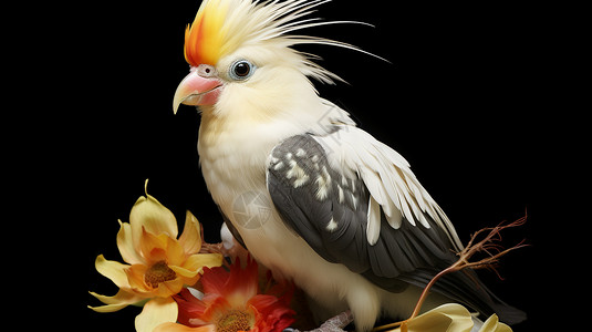 王者之鸟的鹦鹉背景图片
