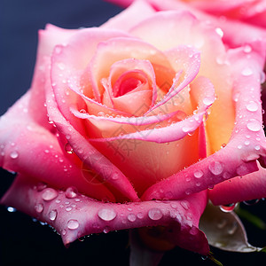 娇艳欲滴的玫瑰花背景图片