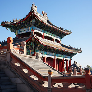 壮观的中式皇家建筑背景图片