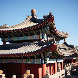 皇家古典传统建筑背景图片