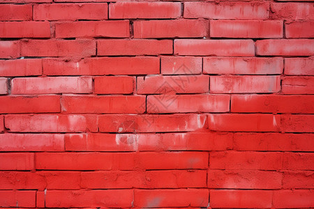 粗糙的红色砖墙背景背景图片