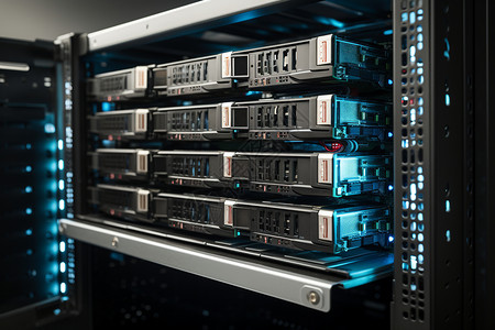 科技云计算网络服务器储存设备背景