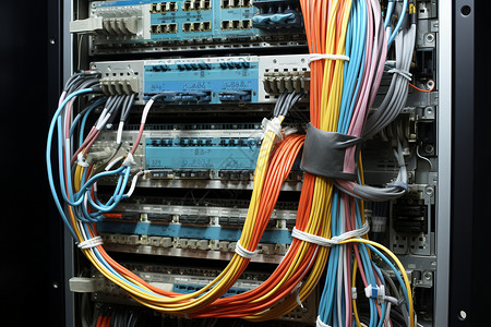 电力网络网络服务器背景