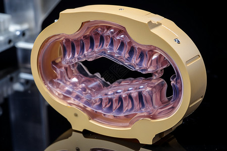 牙医的模具牙科矫形器高清图片