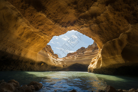 自然美丽的洞穴图片