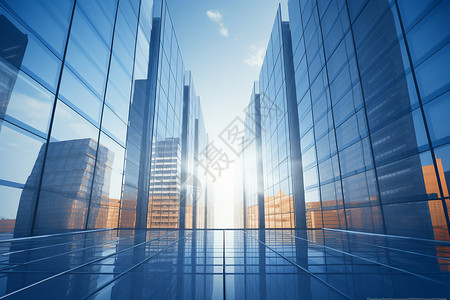 web商城都市的建筑背景
