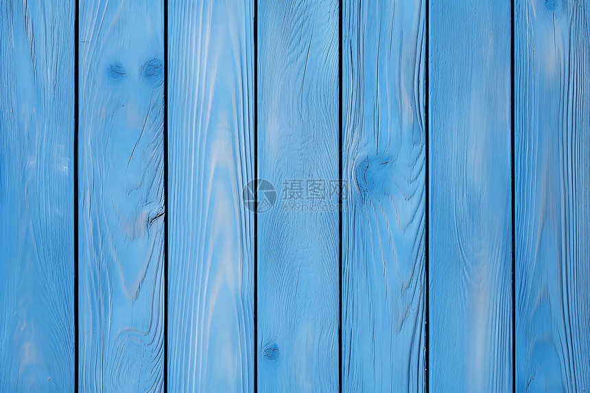 复古蓝色木板纹理背景图片