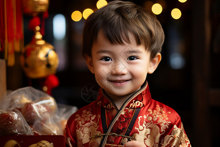 东方魅力的小孩背景图片