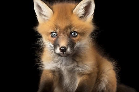 脊椎动物的小狐狸高清图片