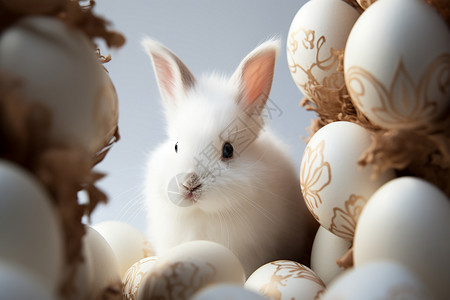 宠物蛋和小兔子图片
