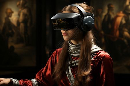 未来主义现实VR欣赏未来风景设计图片