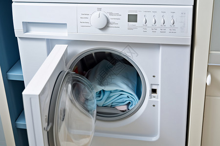现代家庭洗衣机图片