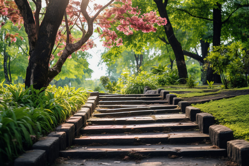 丛林花园图片