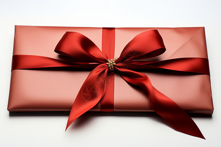 红色系蝴蝶结包装礼物背景图片