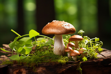 种植的蘑菇香菇种植高清图片