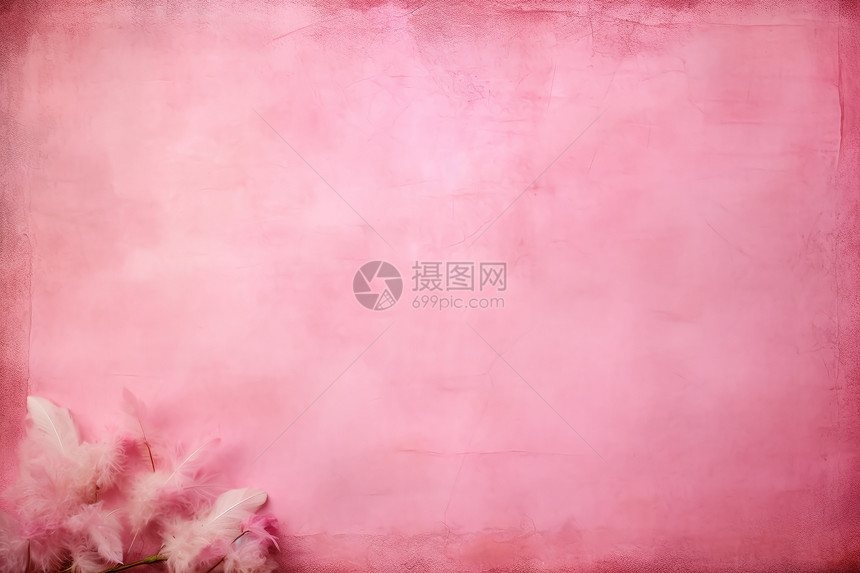 粉色的墙布图片