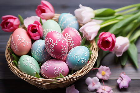 复活节彩蛋装饰图片