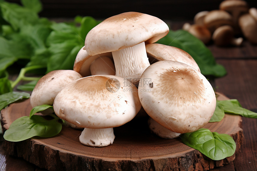 美味的菌类蘑菇图片