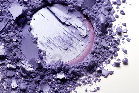 紫色眼影化妆品图片