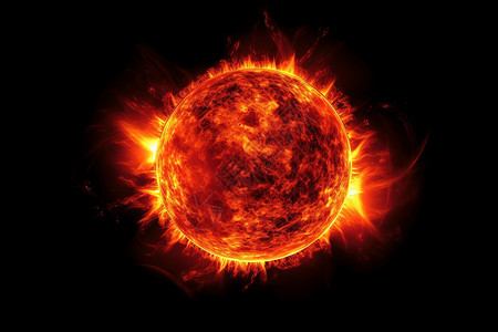 太阳光下的红圈背景图片