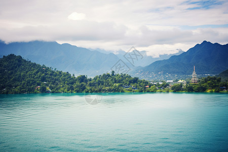 山水远景自然远景背景