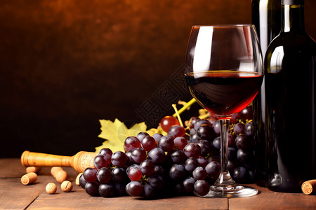 美味葡萄酒图片