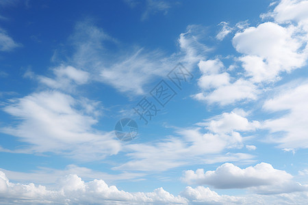 美丽的蓝天白云景观图片