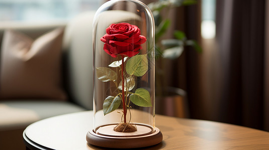 桌面玫瑰装饰背景图片