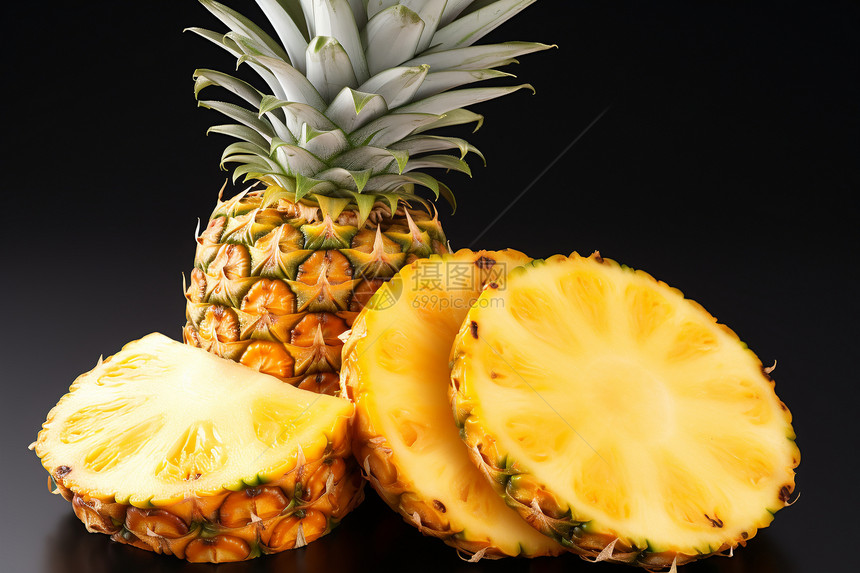 热带地区水果的菠萝图片