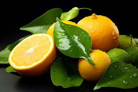 美味多汁的柑橘图片