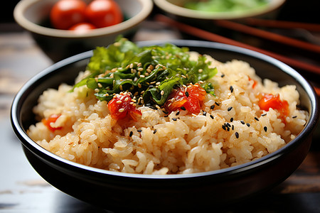 一碗炒米饭印度炒米饭高清图片