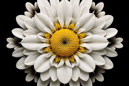 白色菊花背景图片