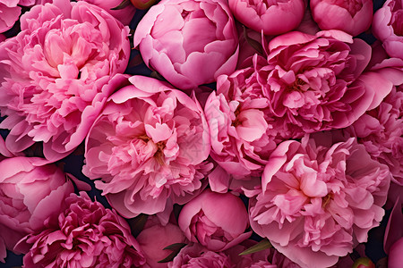 盛开的粉色牡丹花背景图片