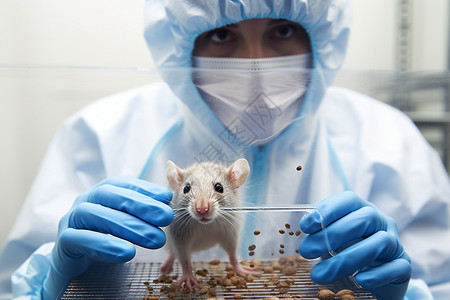 实验老鼠做实验的小老鼠背景
