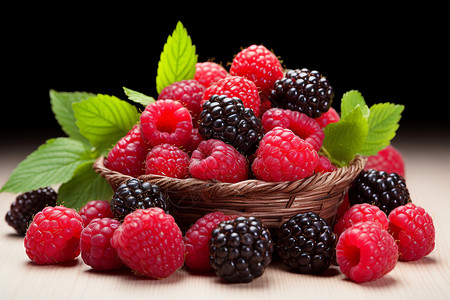 营养丰富的黑莓高清图片