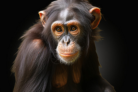 可爱的大猩猩背景图片