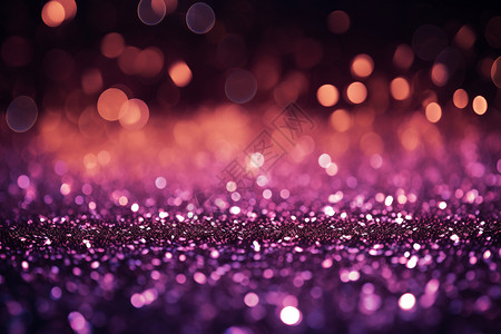 闪烁的粉紫色装饰品图片