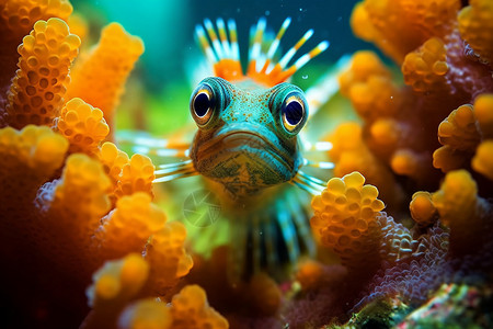 海底的鱼类生物图片