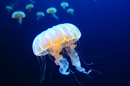 深海之旅浮游生物饲养者高清图片