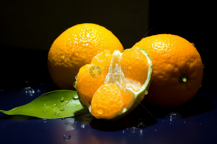 美味橘子水果图片