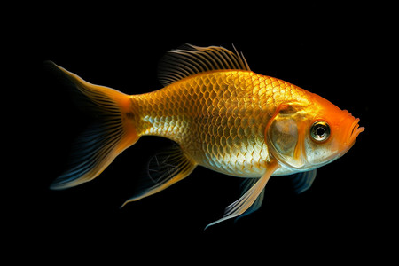 自然金鱼图片