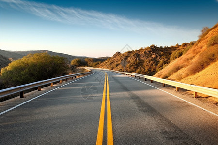 连接通路白天道路背景