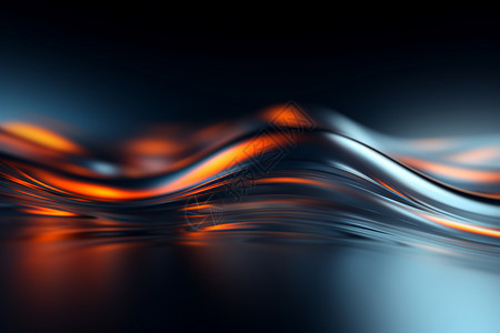 落水流水光影交错的水波纹设计图片