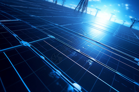 工业光伏创新科技的太阳能板设计图片