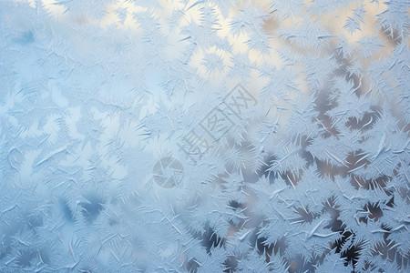 冬季的玻璃背景图片