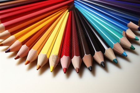 色彩斑斓的铅笔图片