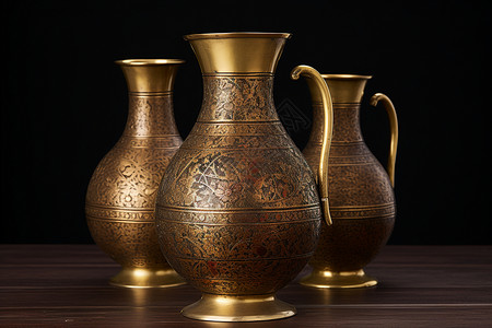 土耳其的金属花瓶高清图片