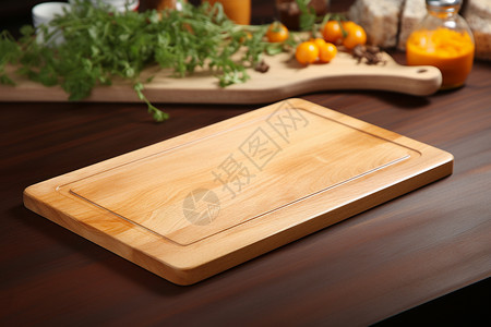 木制切菜板背景图片